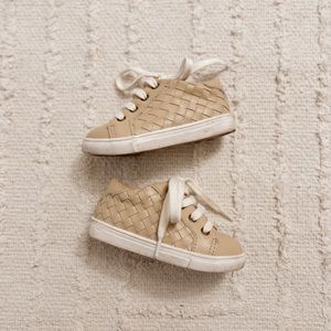 Consciously Baby Leather Woven Sneaker